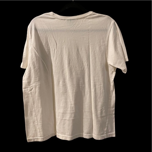 Shenanigans White Embroidered Tshirt 
Women Large
Condition: 9/10 - Picture 2 of 6